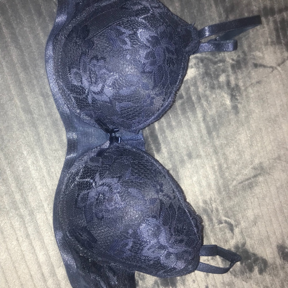 Navy Lace Bra